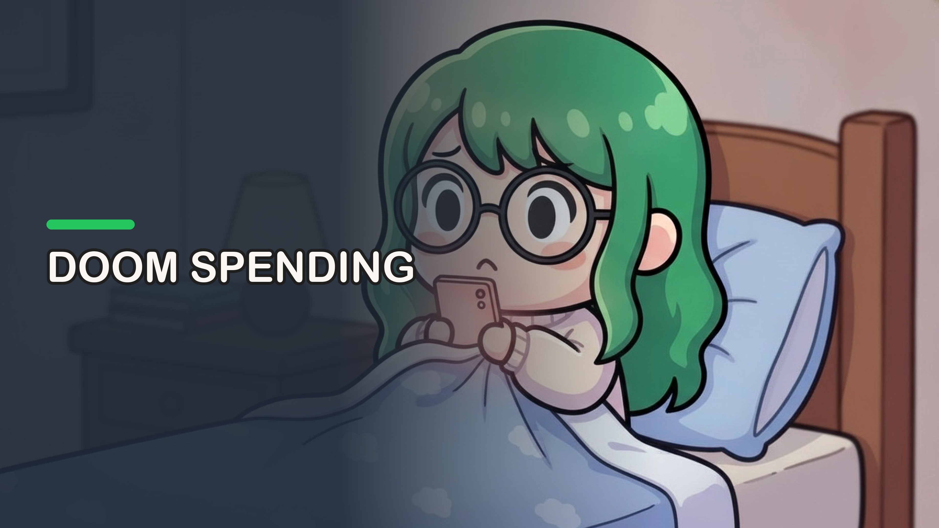 Episode art: POV: Every Time the News Gets Scary, You Buy Something